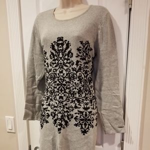 Sandra Darren Sweater Dress Large